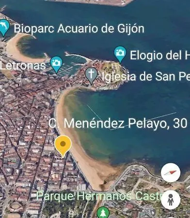 Apartment Vivienda Vacacional Playa San Lorenzo Escalera 11 Wifi Gijon