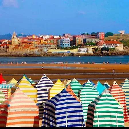 Apartment Vivienda Vacacional Playa San Lorenzo Escalera 11 Wifi Gijon